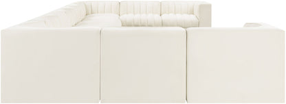 Rummi - Velvet Performance Fabric Upholstered 11 Piece Modular Sectional