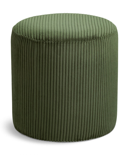 Roy - Round Microsuede Ottoman / Stool