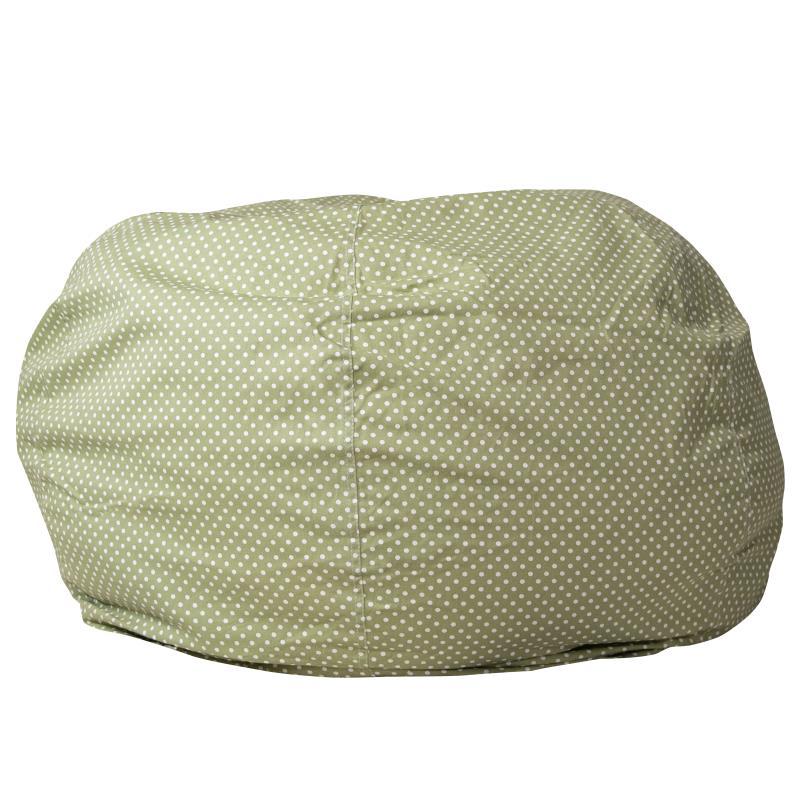 Flash Furniture - Large Bean Bag Chair - Green Dot