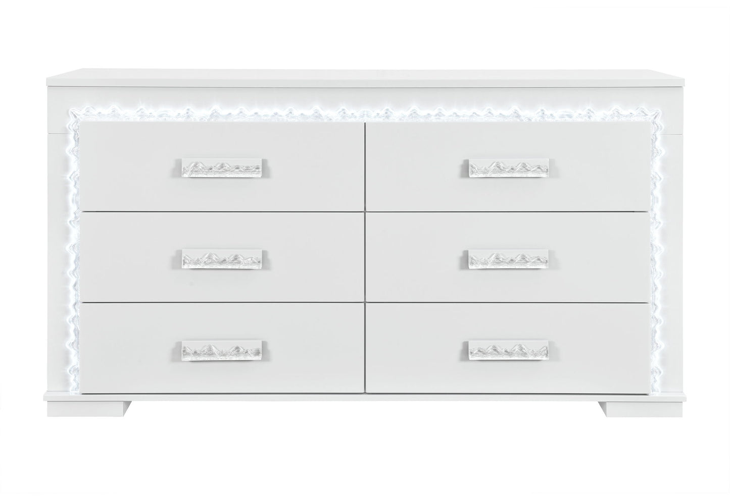 Naomi - Dresser With LED - Silver