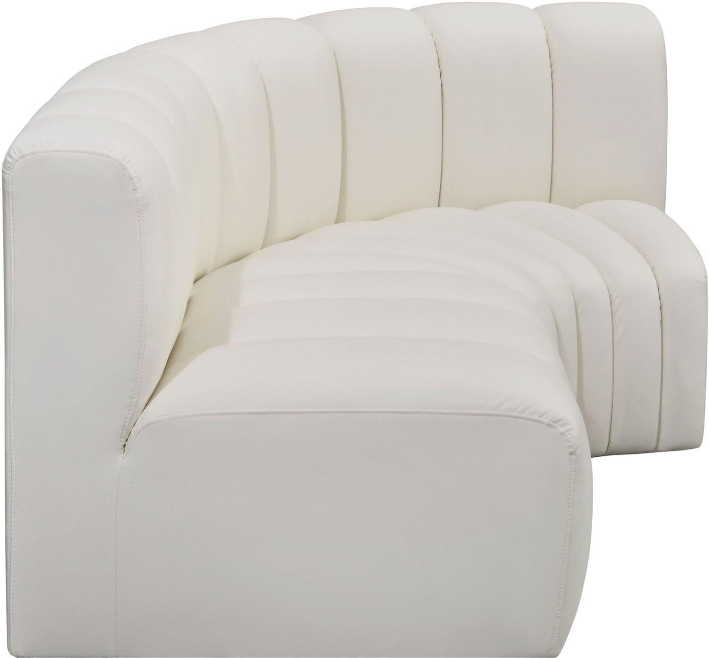 Arc - Faux Leather 3 Piece Sofa