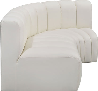Arc - Faux Leather 3 Piece Sofa