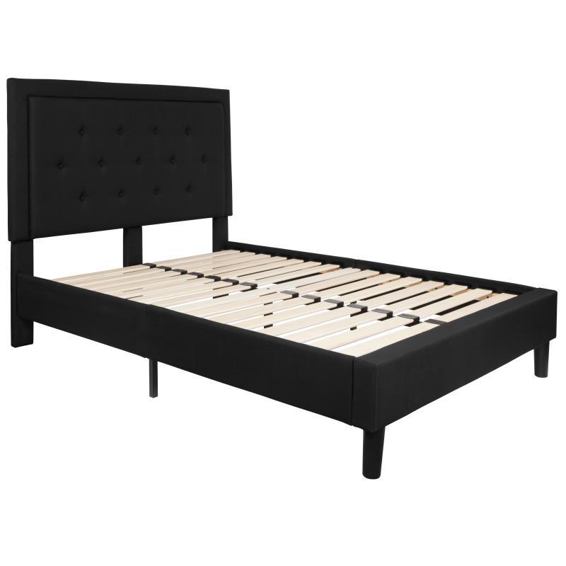 Flash Furniture - Full Size Roxbury Platform Bed Frame - Black