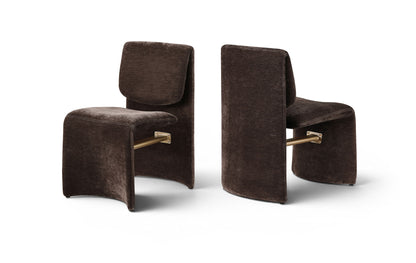 Slique - Performance Fabric Upholstered Dining Chair (Set of 2) - Brown