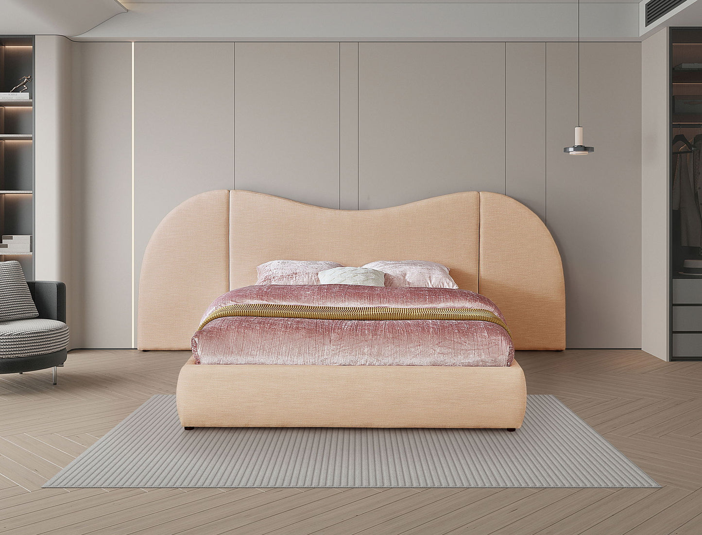 Everest - Linen Fabric Bed
