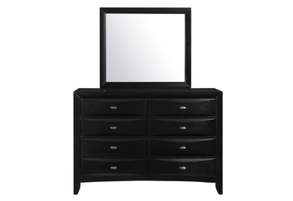 Linda - 5 Piece King Bedroom Set - Black