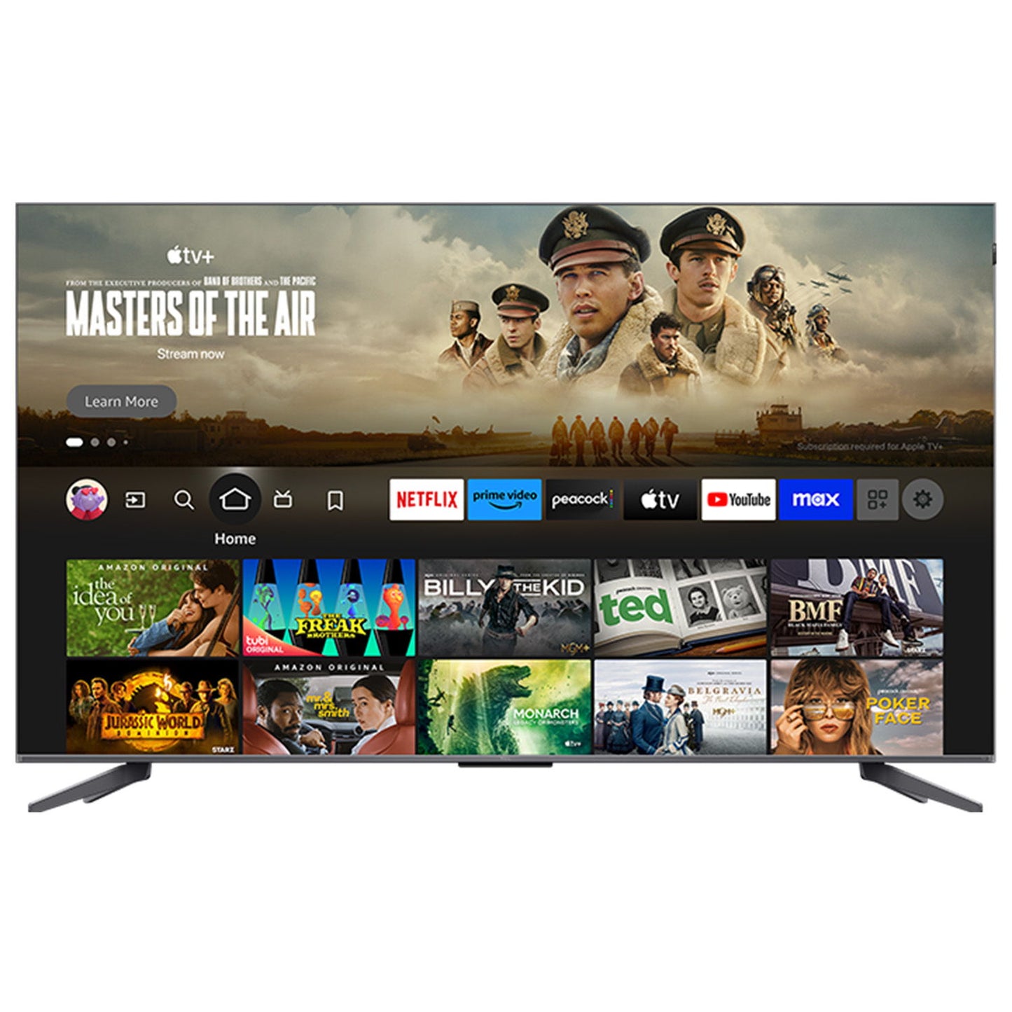 TCL - 75" 4K QLED Smart TV / Fire TV Platform - Black