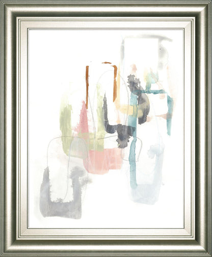22x26 Pastel Windows II By June Erica Vess - Silver