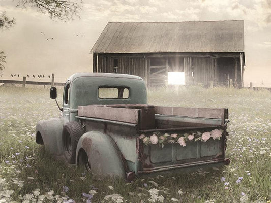 The Old Ride By Lori Deiter (Framed) - Dark Gray