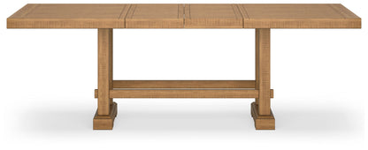 Havonplane - Rectangular Dining Room Counter Extension Table - Brown