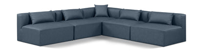 Cube - 5 Piece Modular Corner Armless Sectional
