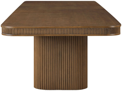 Mohari - Solid Wood And Oak Veneer 112" / 160" Dining Table