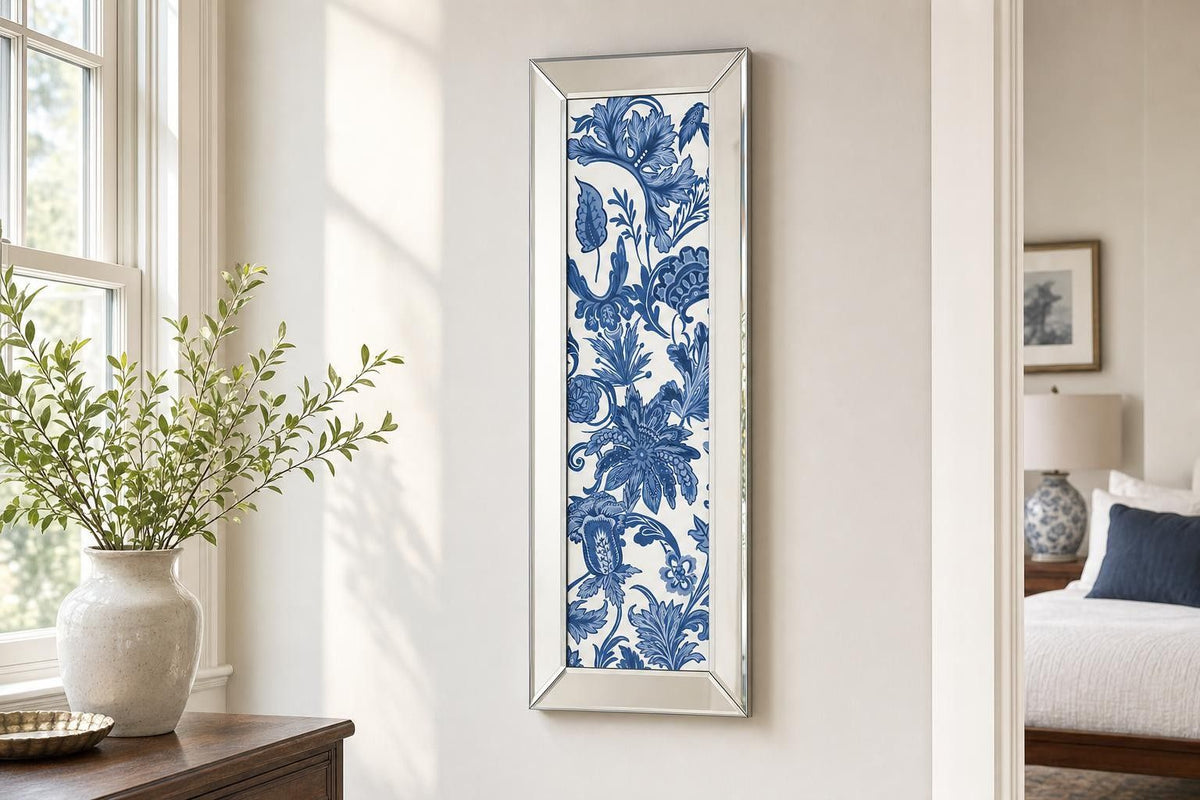 Indigo Chintz V By Melissa Wang - Blue