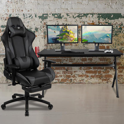 Flash Furniture - 2 Piece X30 Gaming Desk And Chair Set - Black