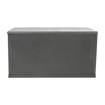 Flash Furniture - 120 Gal Plastic Deck Box - Gray