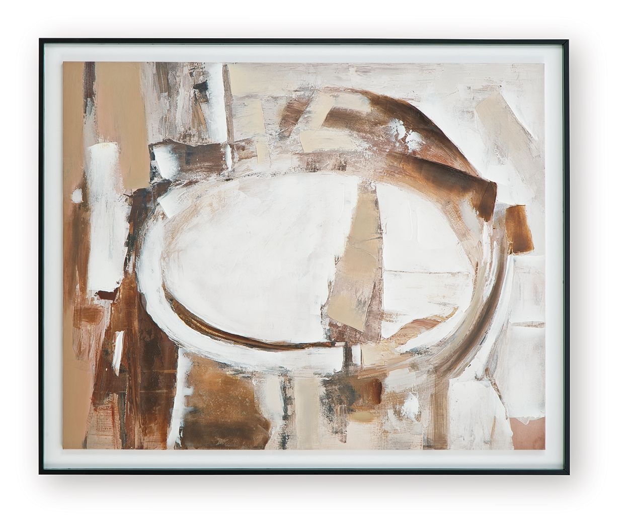 Bradlow - Wall Art - Brown / White / Black