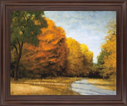 Golden Grove - 28" x 34" Framed Wall Art - Yellow