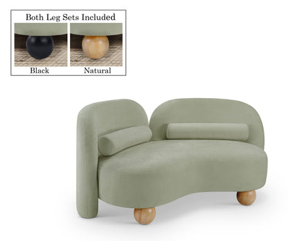 Daphne - Chenille Loveseat