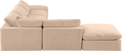 Comfy - 6 Piece Velvet Modular Sectional