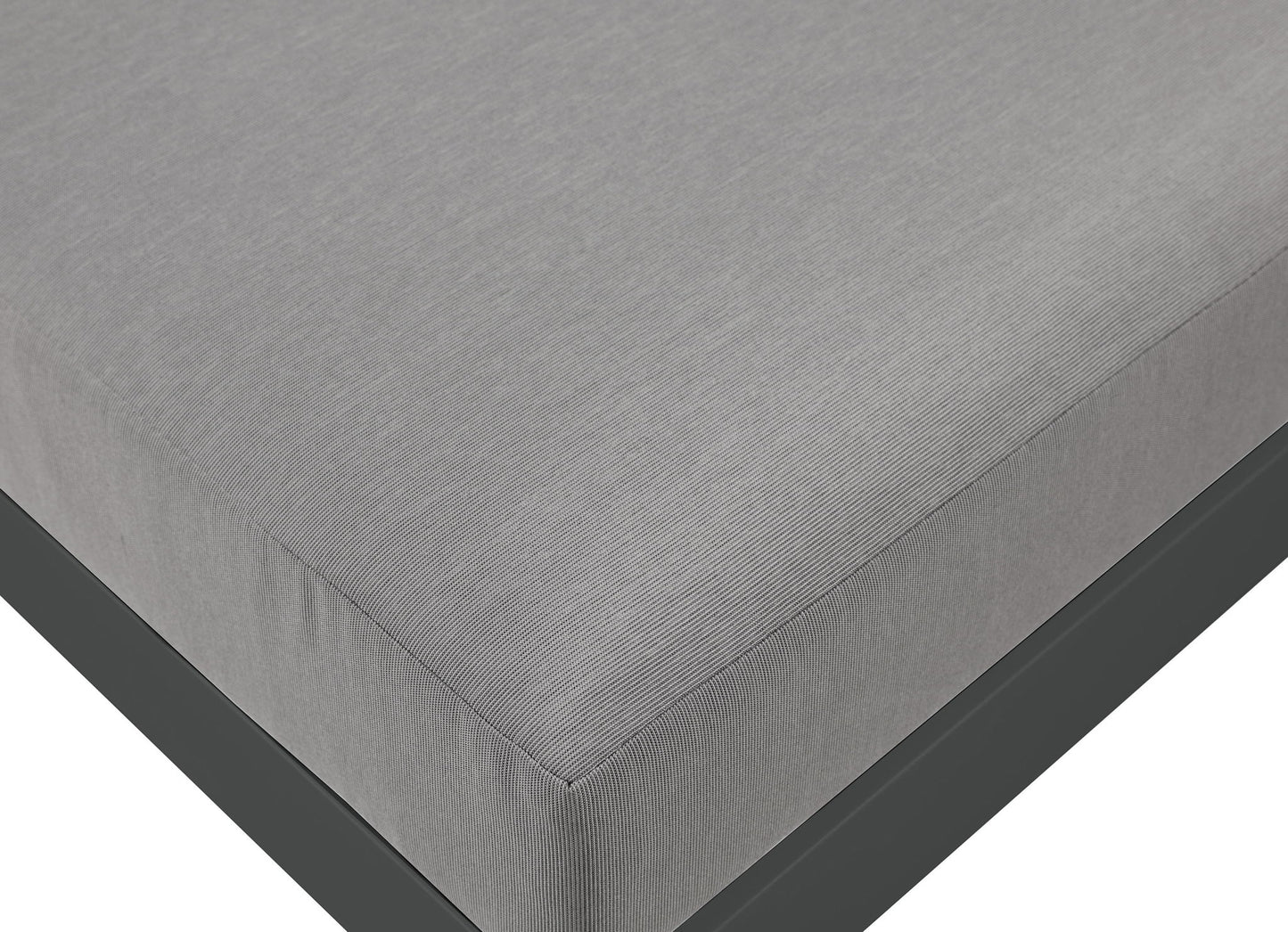 Nizuc - Outdoor Patio 9 Piece Modular Sectional With Gray Frame