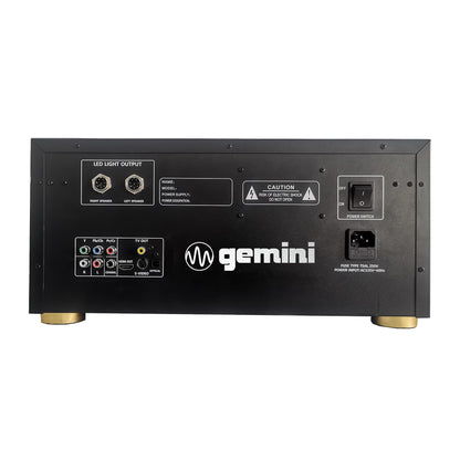 Gemini - Home Audio/Karaoke System, With Light Effects, 5000W IPP - Black