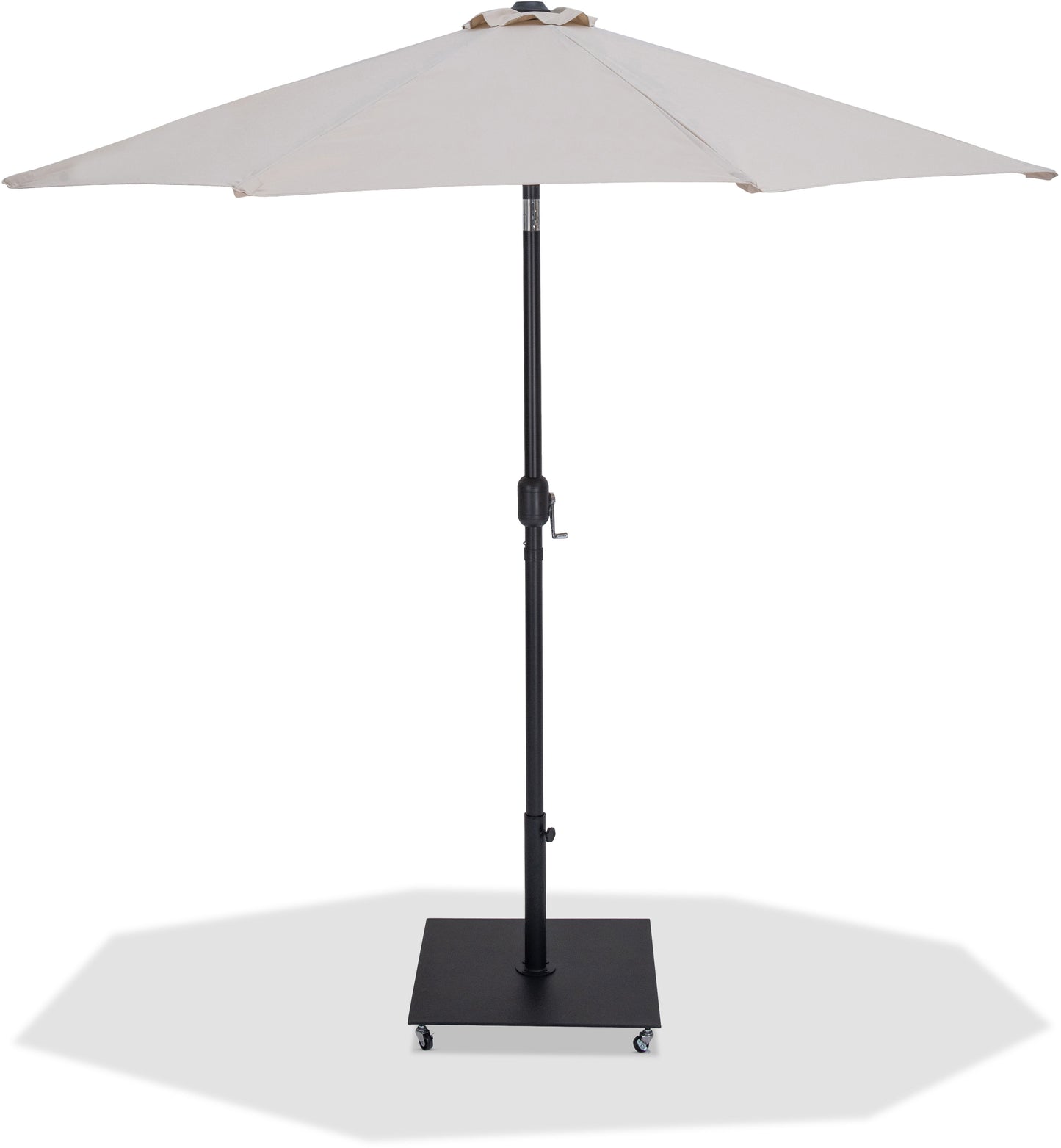 Fiji - Aluminum Patio Umbrella With Square Black Base