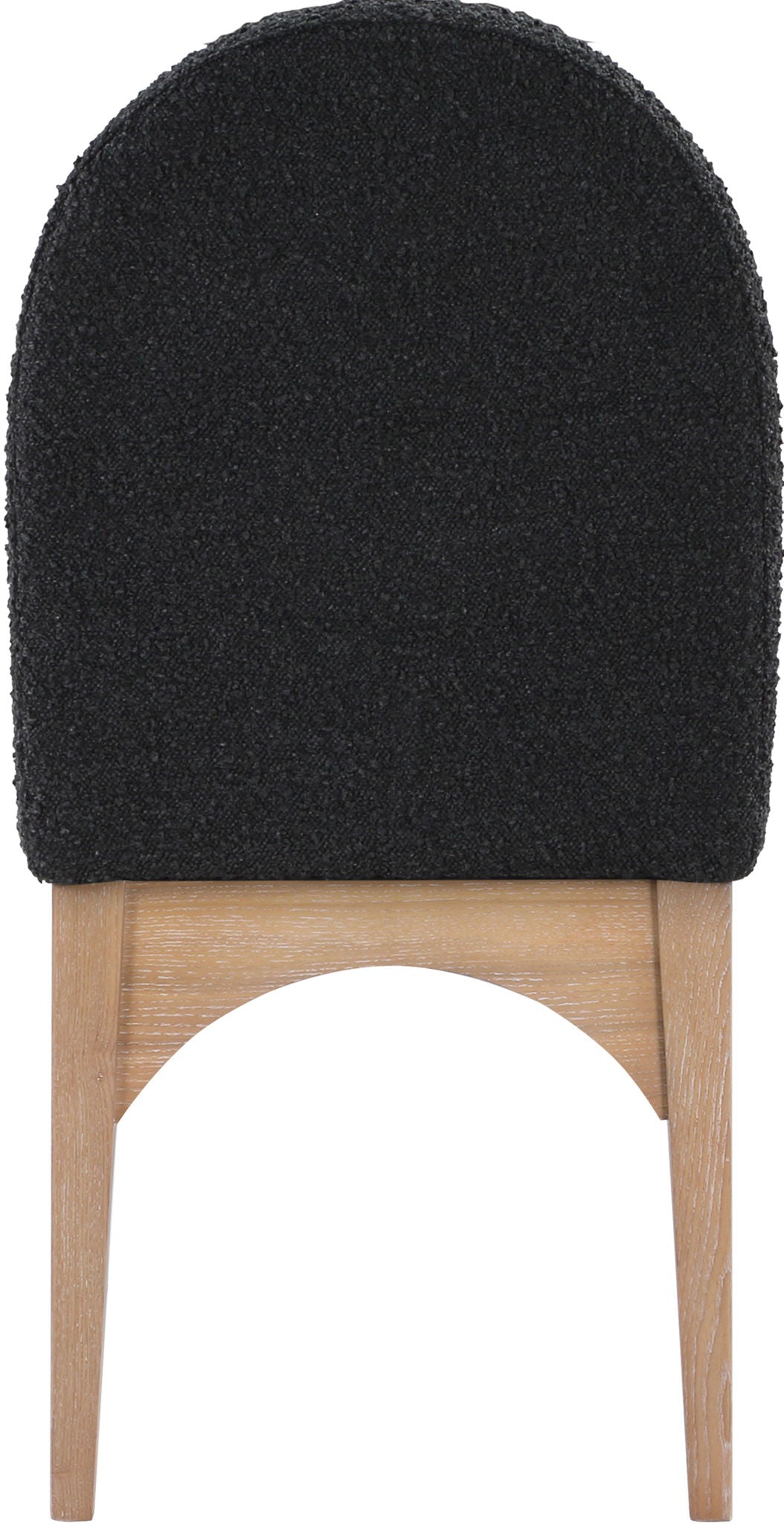 Waldorf - Boucle Dining Side Chair With Natural Legs