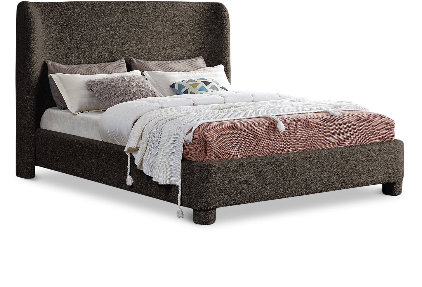 Penny - Boucle Fabric Bed