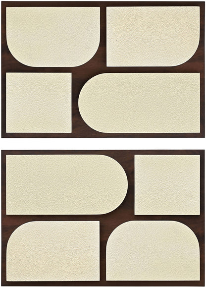 Icon - Mango Wood 2 Piece Wall Art