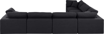 Comfy - 6 Piece Linen Modular Corner Sectional
