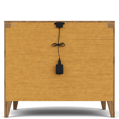 Halbrooke - 3 Drawer Nightstand - Light Brown