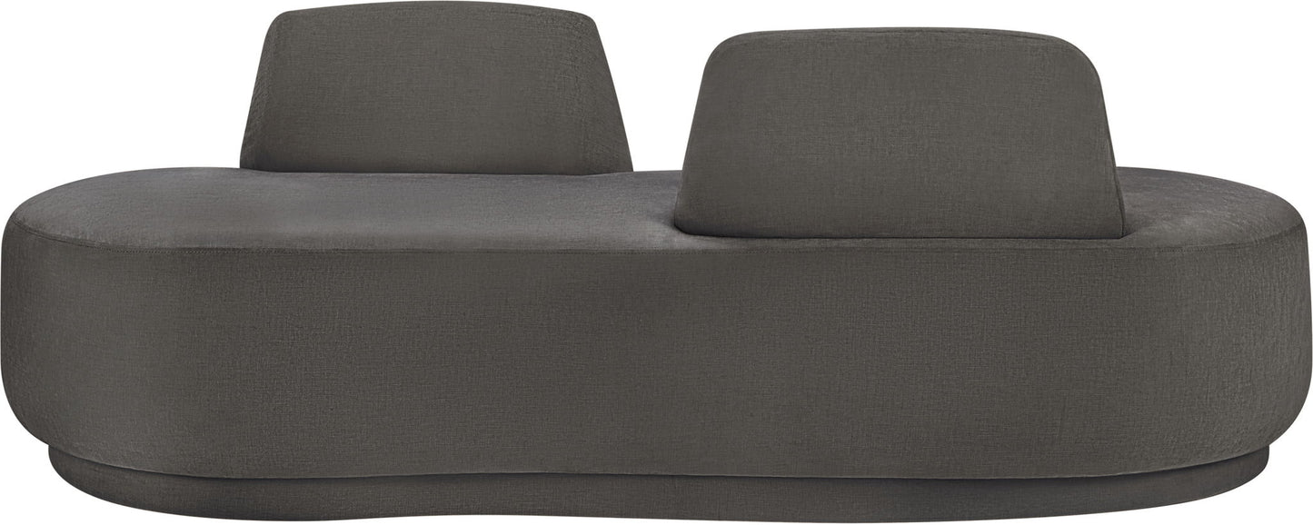 Argyle - Chenille Fabric Chaise / Loveseat