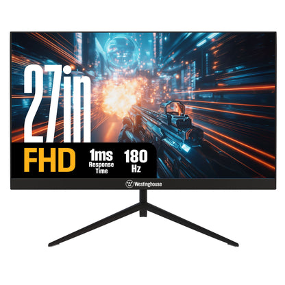 Westinghouse - 27" 1080P Flat Gaming Monitor, 180Hz - Black