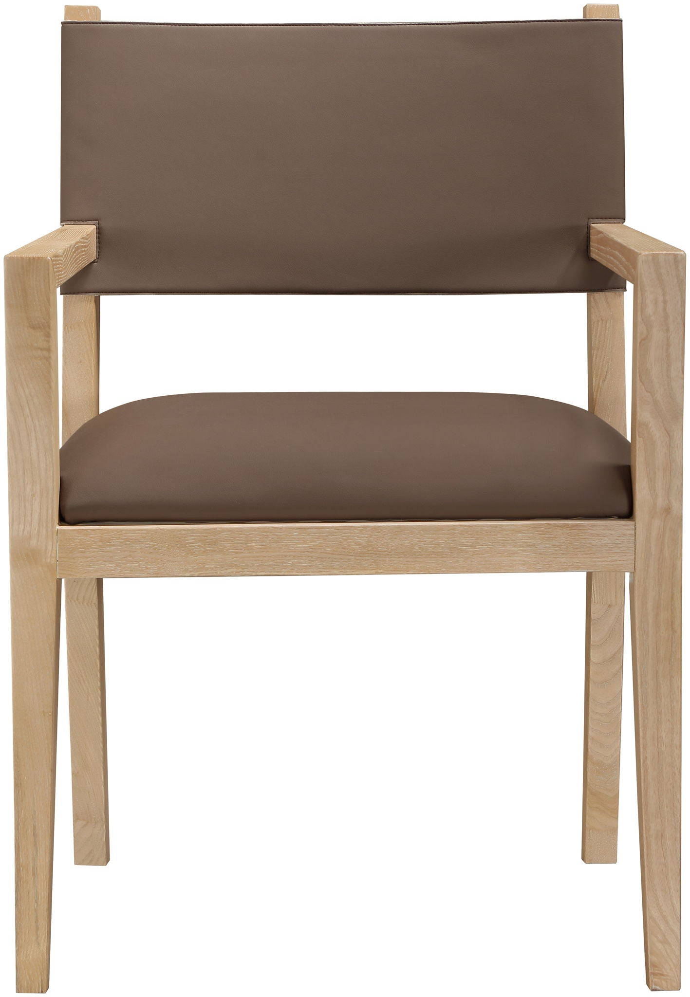 Avon - Vegan Leather Dining Arm Chair