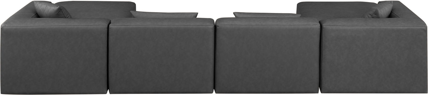 Cube - 6 Piece Modular Double Chaise Sectional