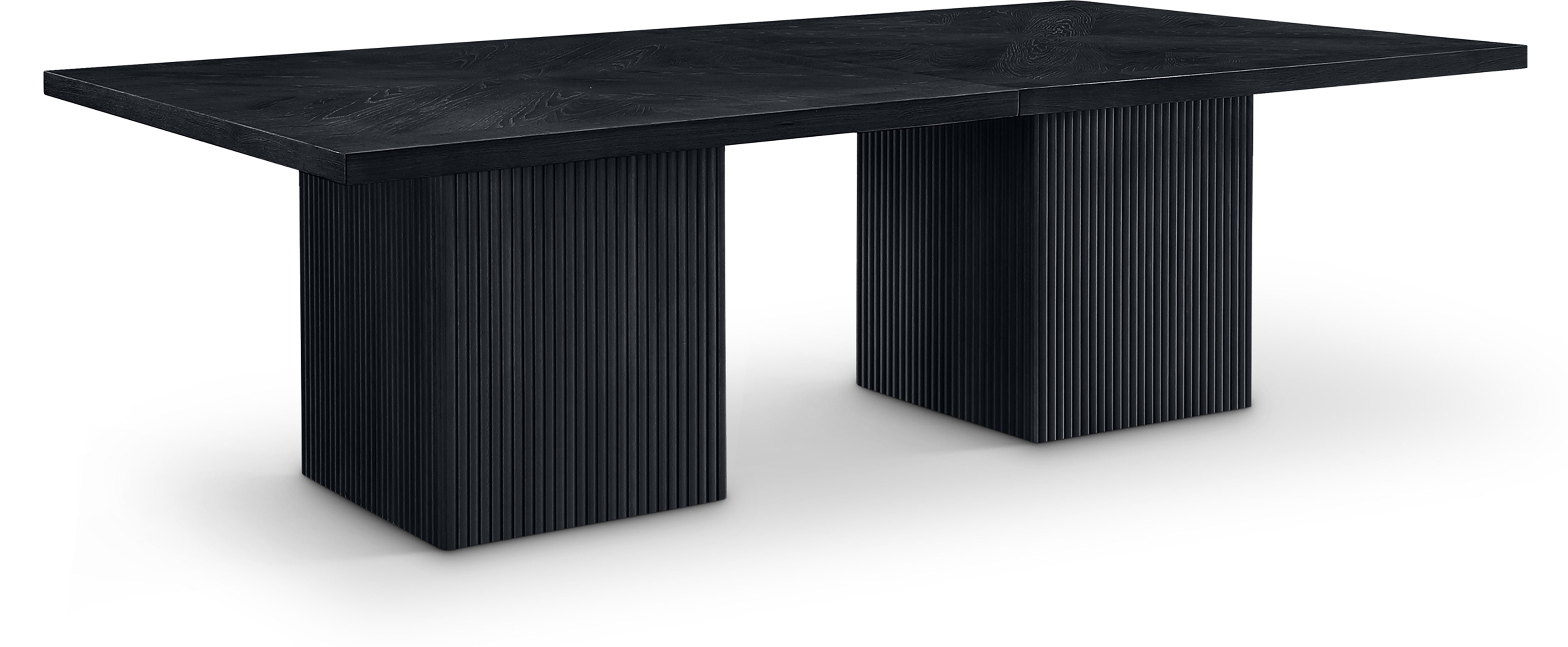 Modula Dining Table Belinda - Wood Modular Dining Table - Black – Leonardo Furniture