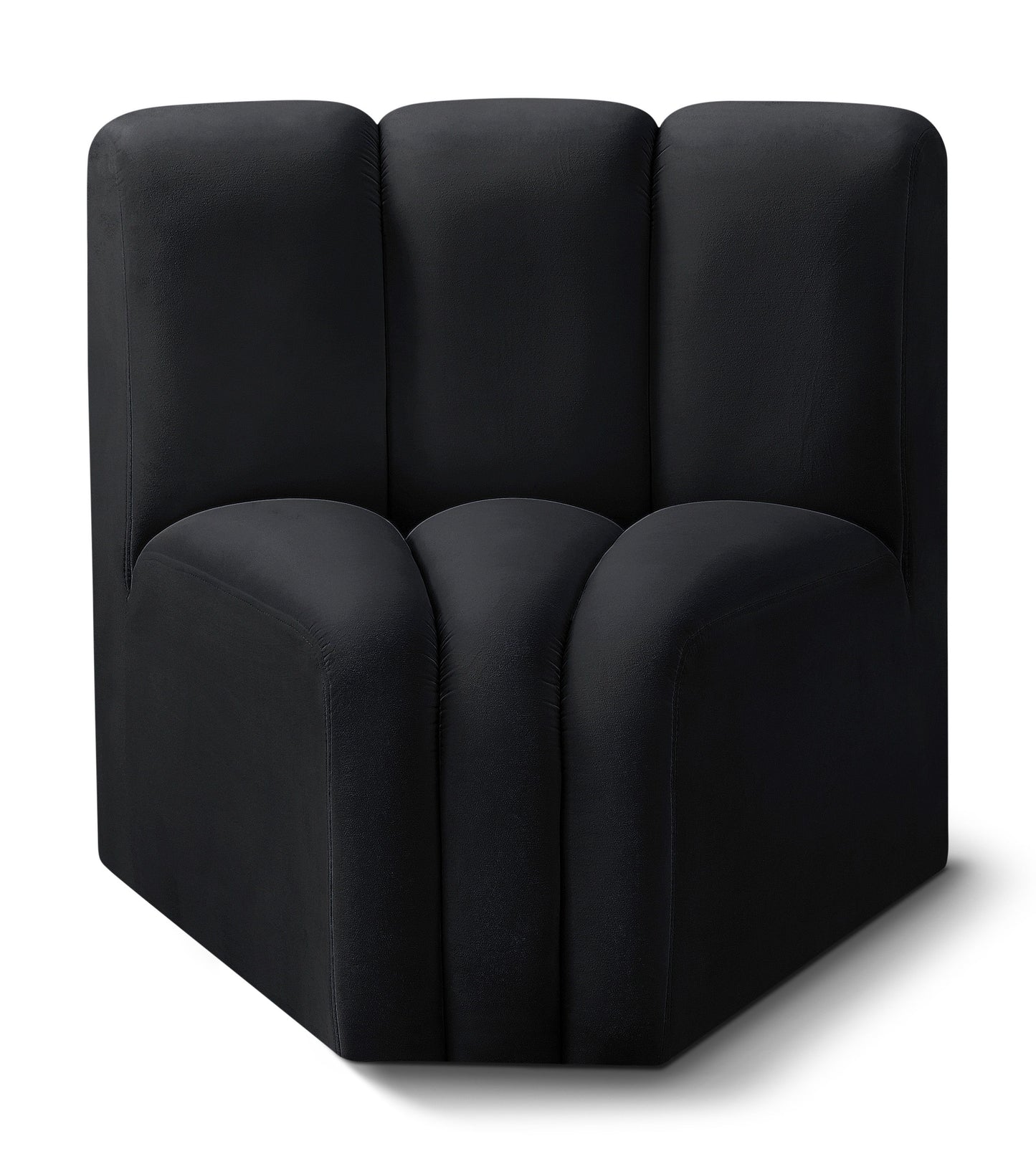Arc - Velvet Curved Corner Chair