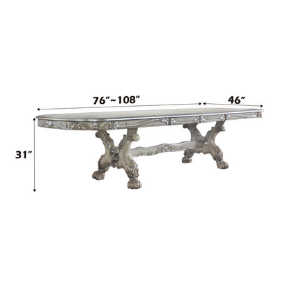 Dresden - 31" Dining Table - Vintage Bone White