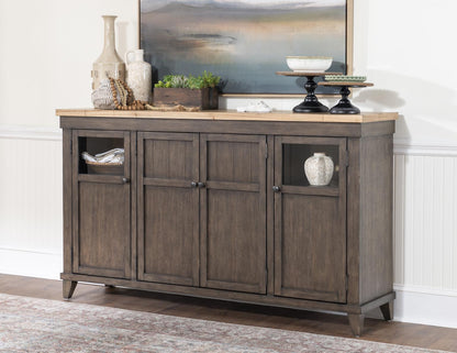 XXX's And OOO's - Credenza - Two Tone