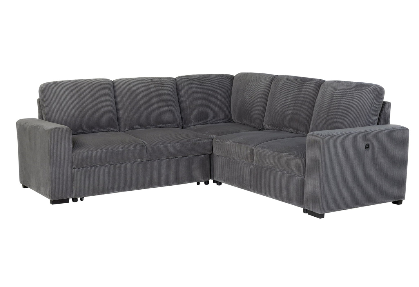 U2660 - Sectional Without Chaise And Without Pull Out Sofa Bed - Gray