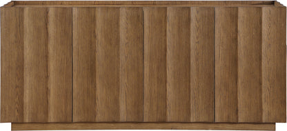 Swoon - Oak Veneer And Solid Wood Sideboard / Buffet - Brown