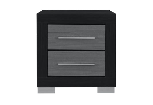 Emma - Nightstand - Black / Gray