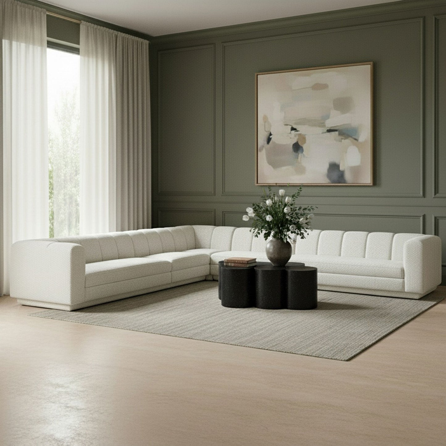 Modari - Sectional - Cream