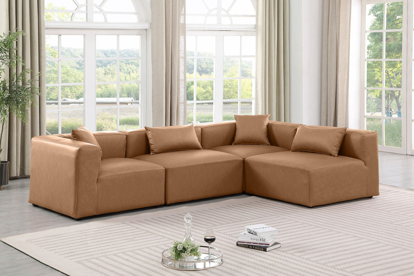 Cube - 4 Piece Modular Corner Sectional