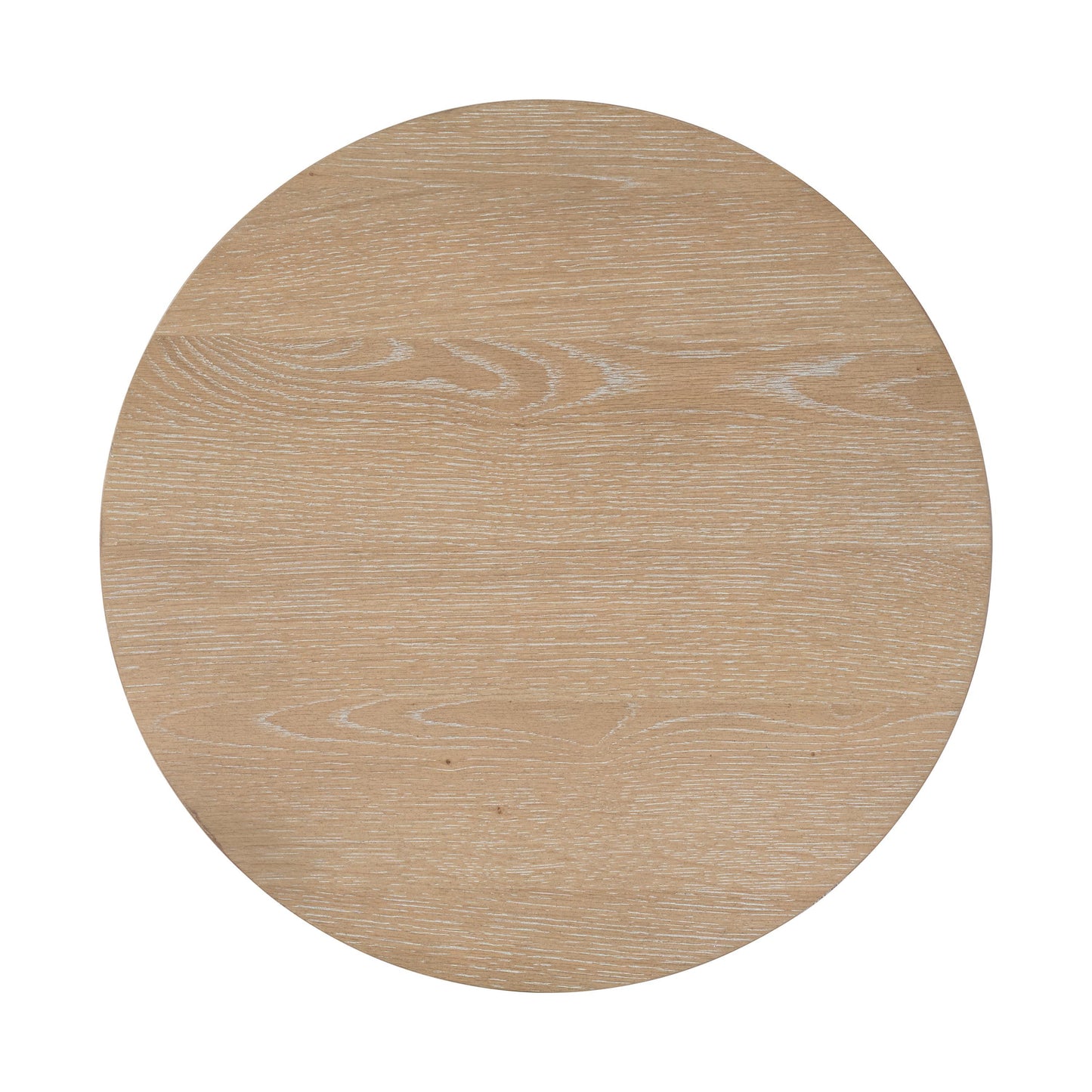 Rosalie - Woven Round Chairside Table - Light Brown