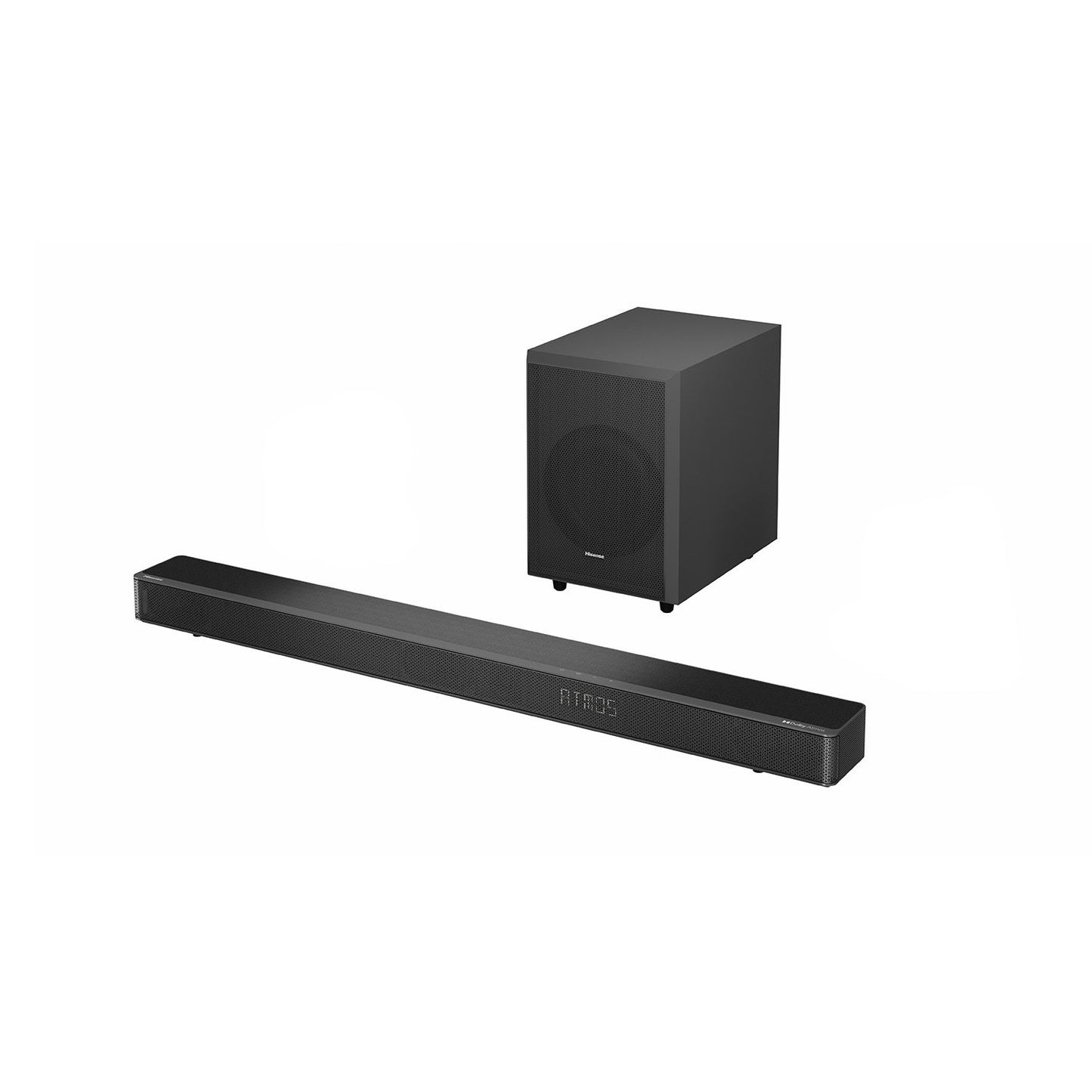 Hisense - 3.1.2 Channel 440W Soundbar, Dolby Atmos - Black