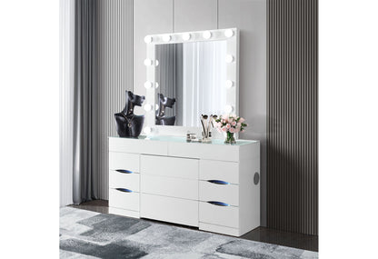 Ella - Vanity With Speaker - White
