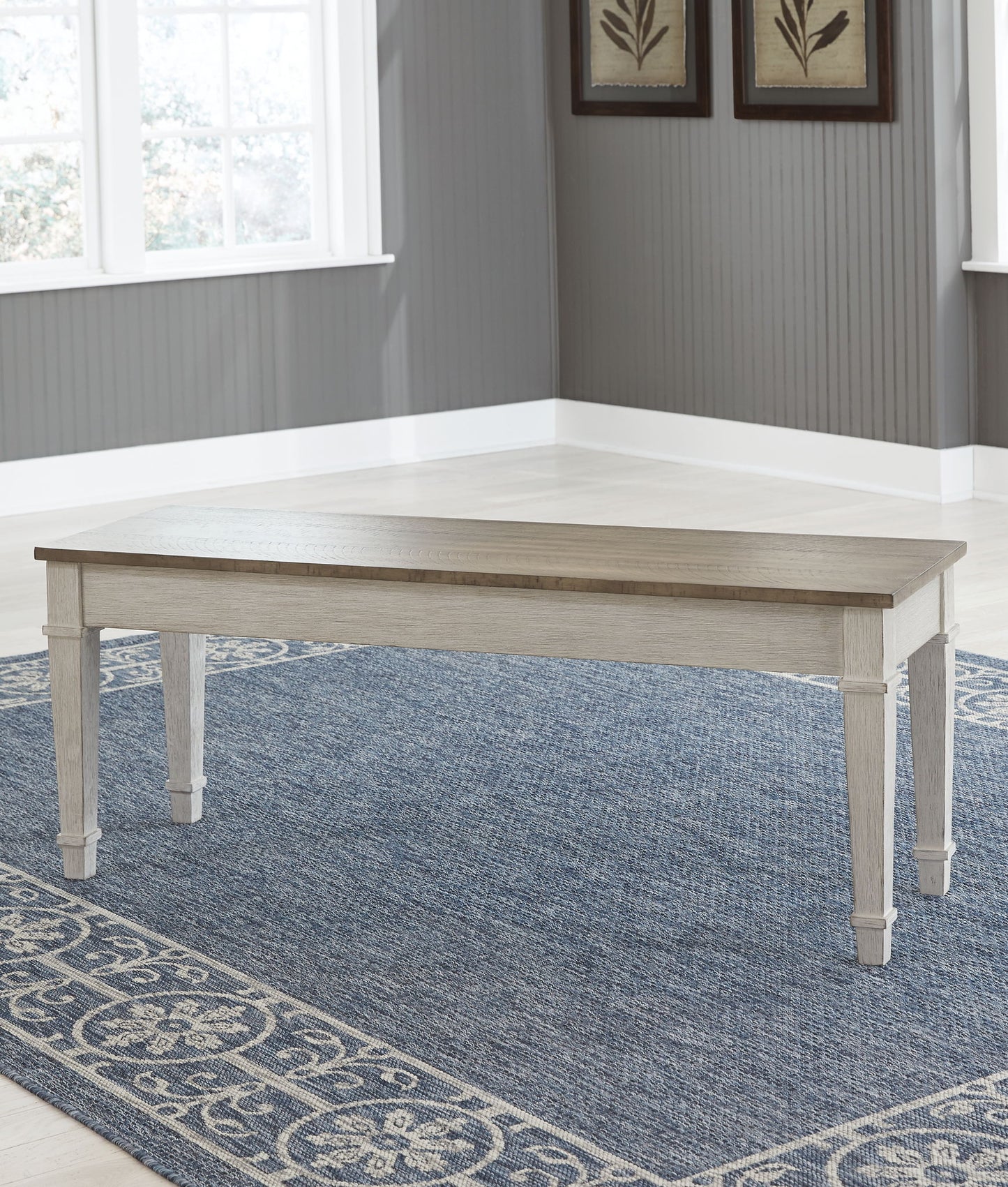 Skempton - Storage Bench - White