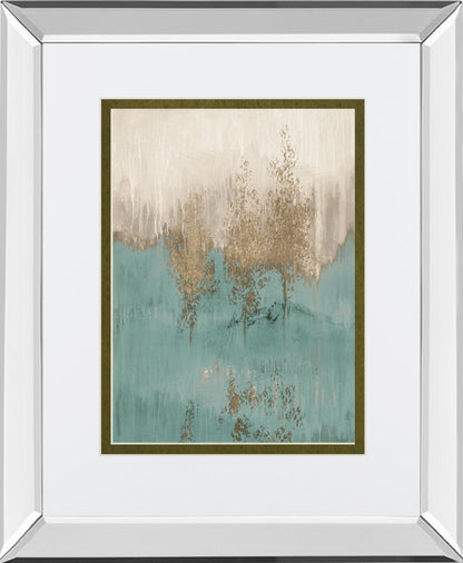 Through The Gold Trees Abstract I By LanieLoreth - Silver