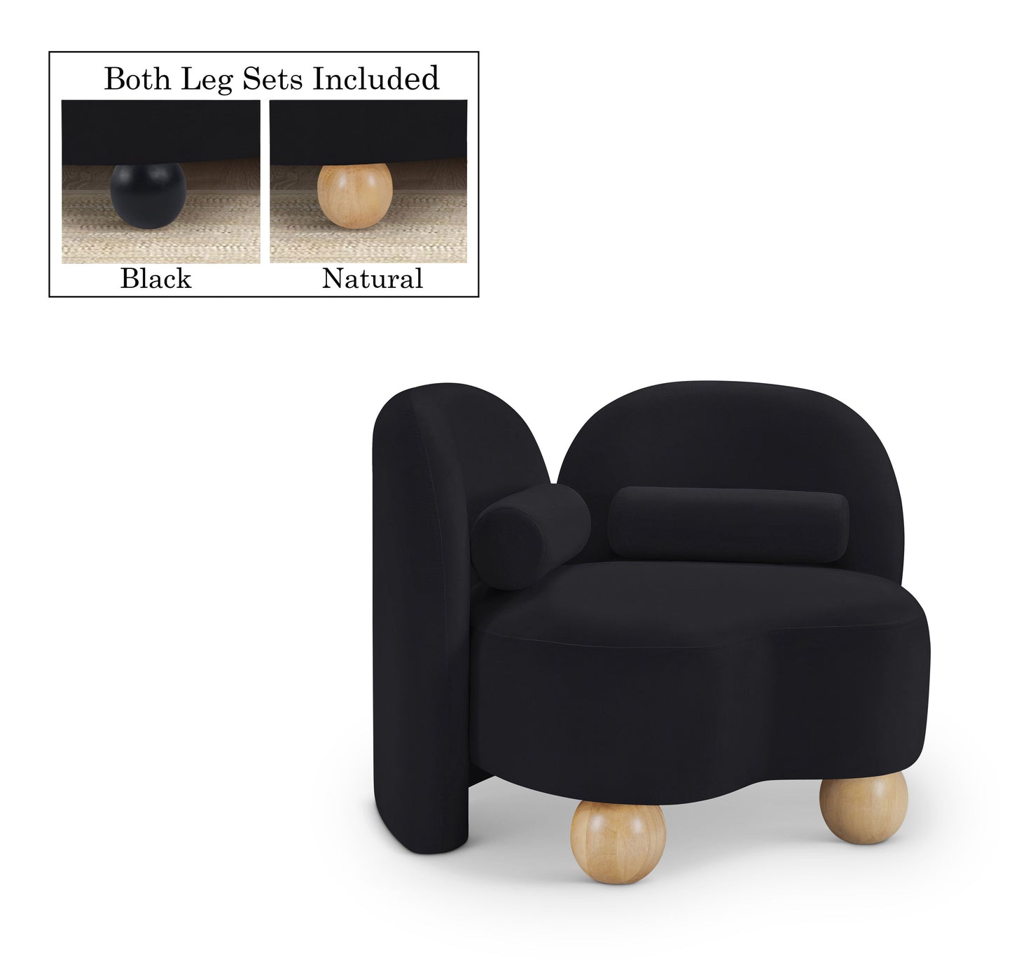 Daphne - Velvet Chair